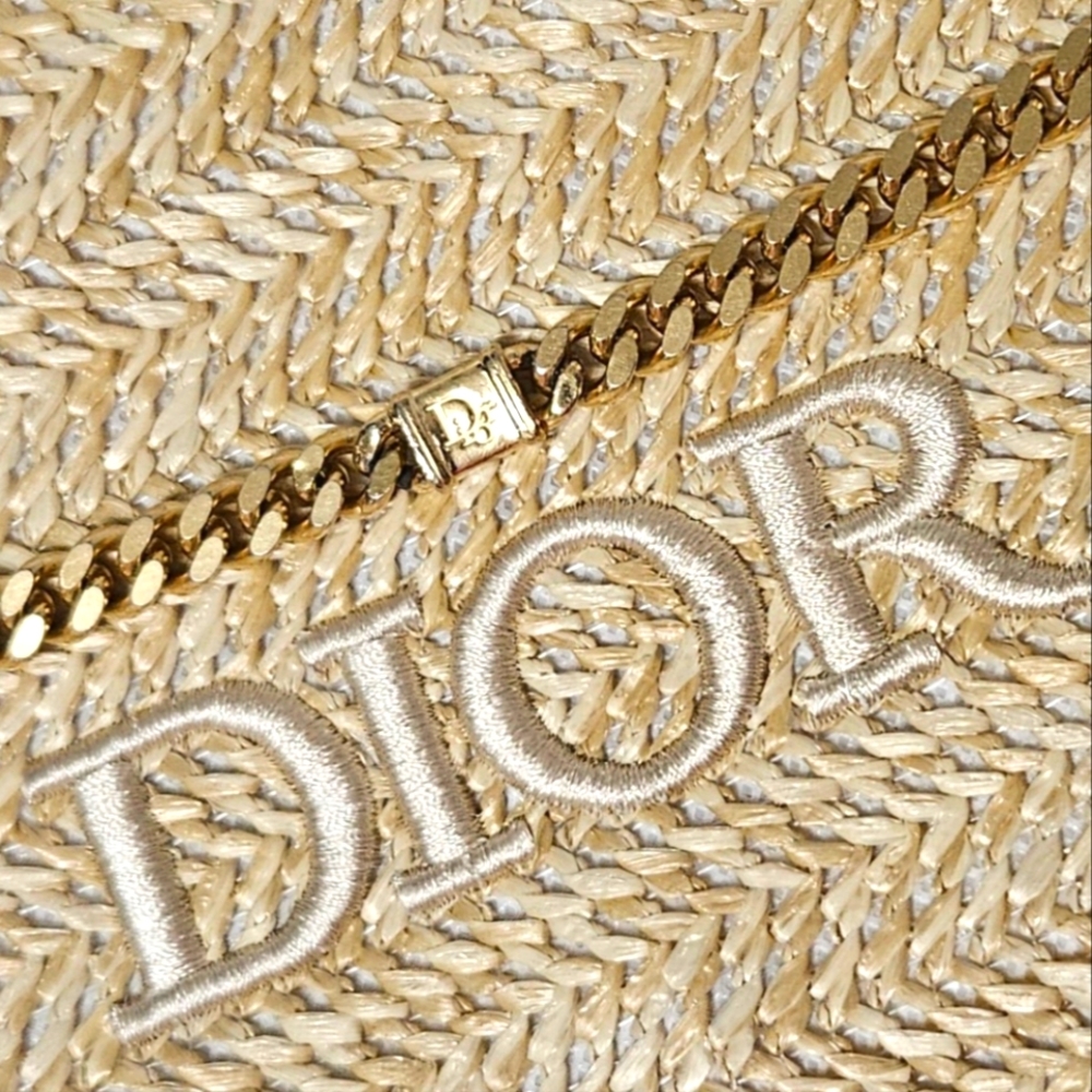 Christian Dior Vintage Gold Link Bracelet
